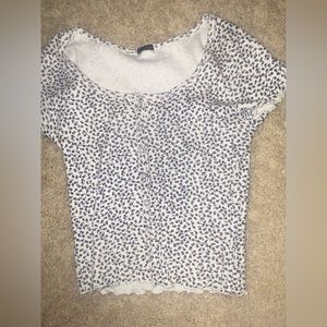 brandy floral tshirt, one size